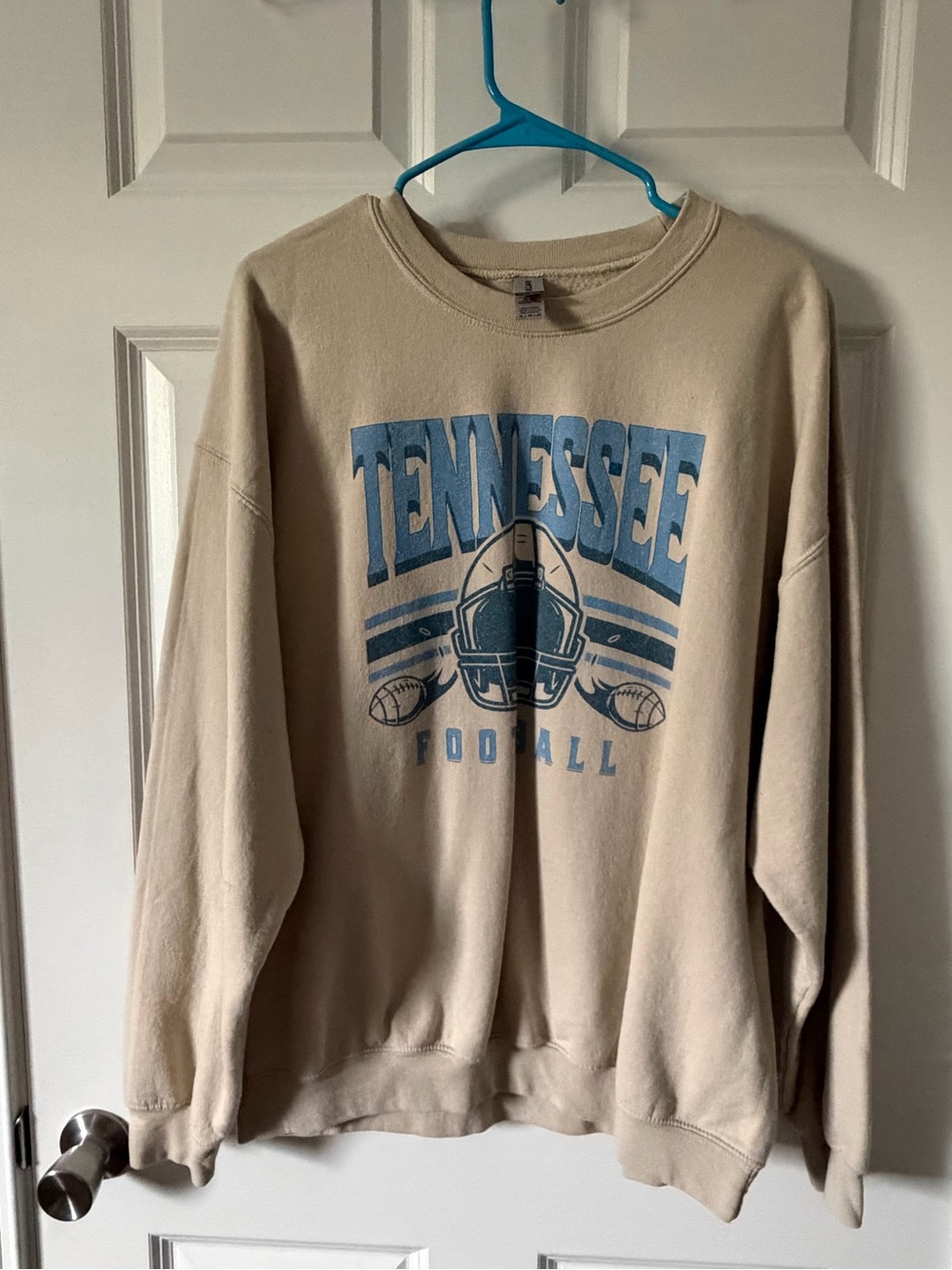 Vintage Tennessee Football Graphic Crewneck Sweatshirt | Oversized XL